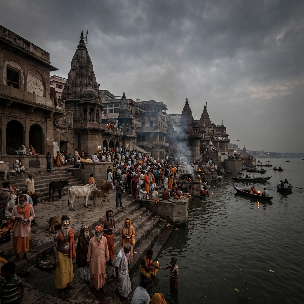 ガンジス川の風景
